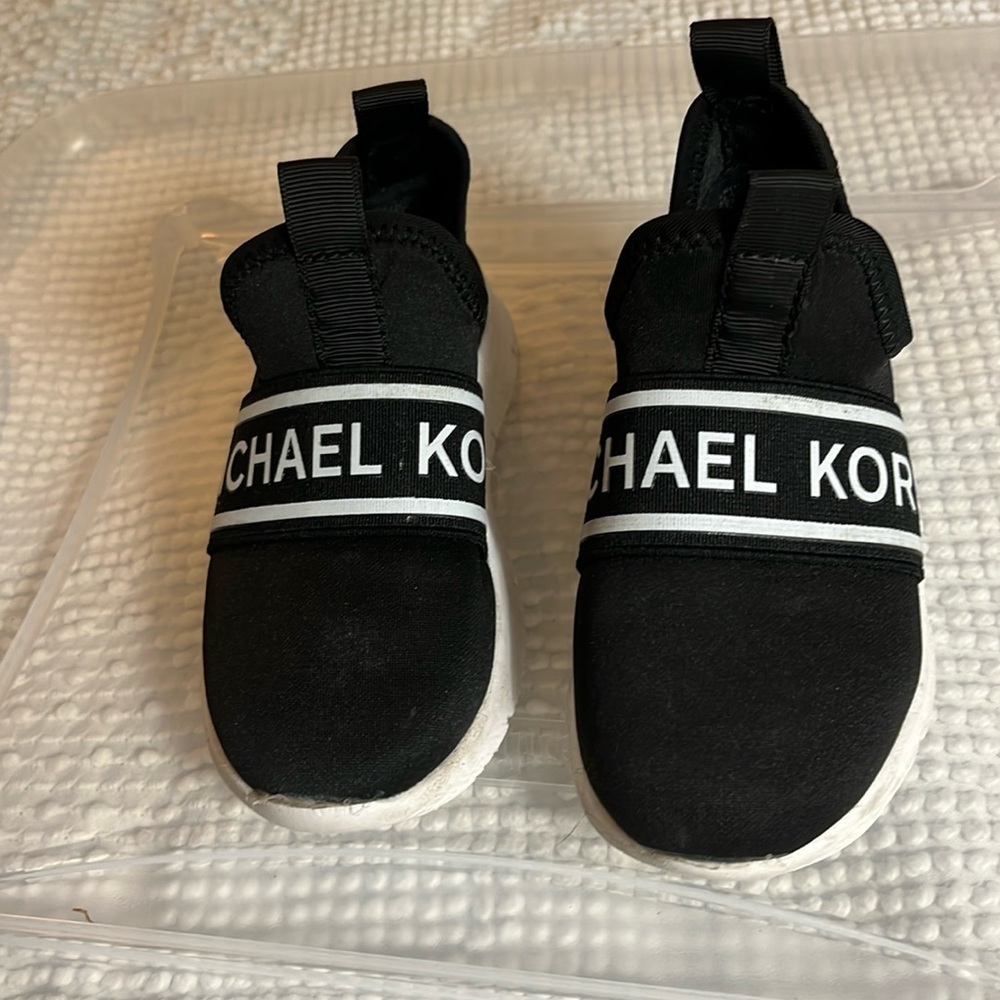 Michael Kors children’s black slip ons. Size Child 7.
